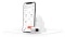 De afbeelding toont de ViCare Smart Home componenten: de ViCare smartphone-app, de ViCare thermostatische radiatorkraan en Vitoconnect.