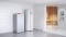 Warmtepompboiler Vitocal van Viessmann in een woning naast een gascondensatieketel Vitocrossal