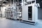 The picture shows the 1950 kW Vitoplex 300 peak load boiler in the logistics centre of Kiesel GmbH.